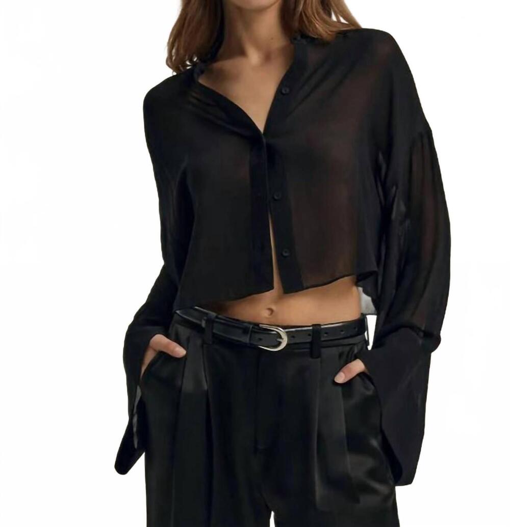 NEW FAVORITE DAUGHTER women's the belle of the ball top in black